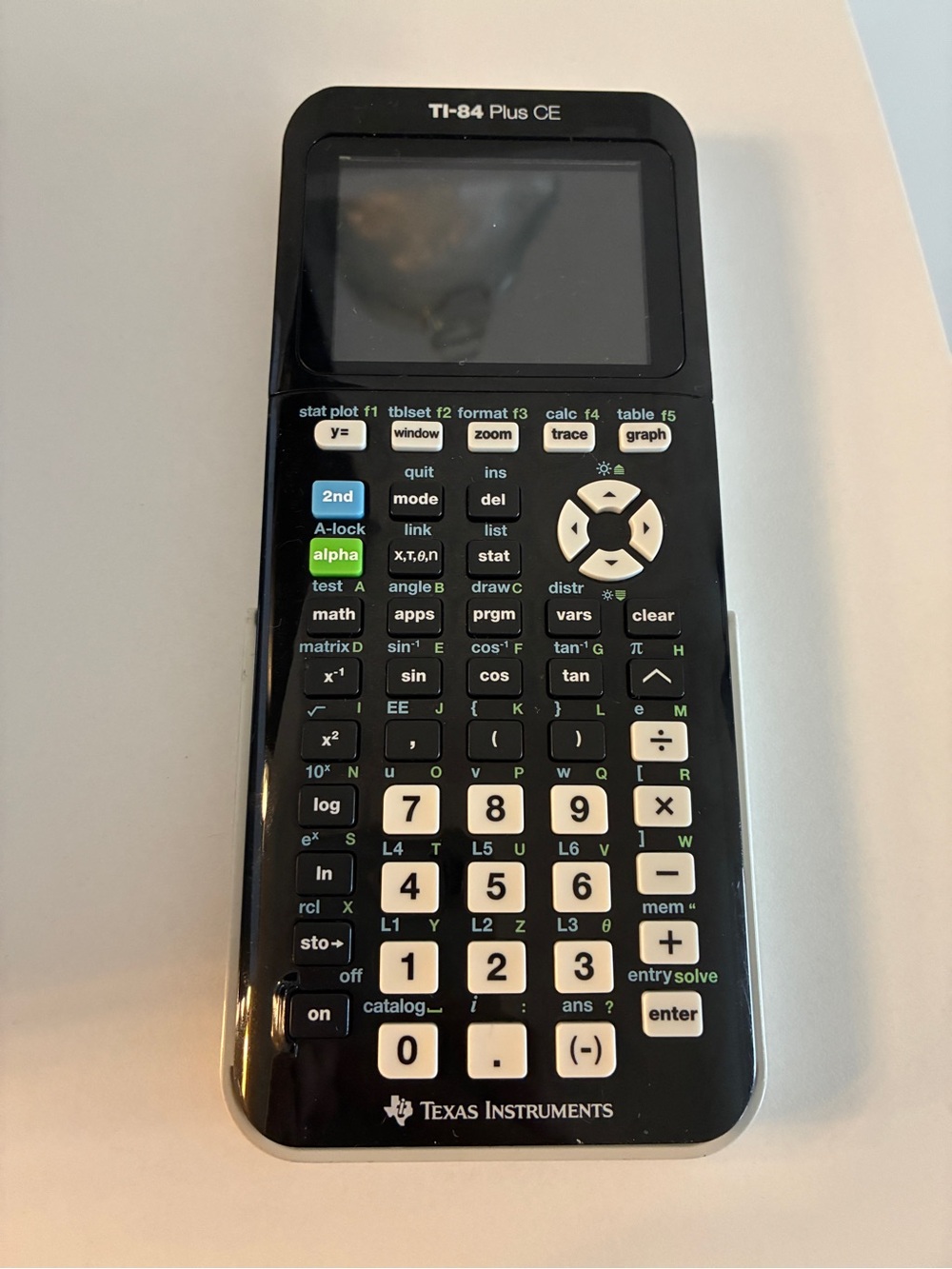 Texas Instruments TI-84 Plus CE Graphing Calculator in Black and White - Picture 2 of 5